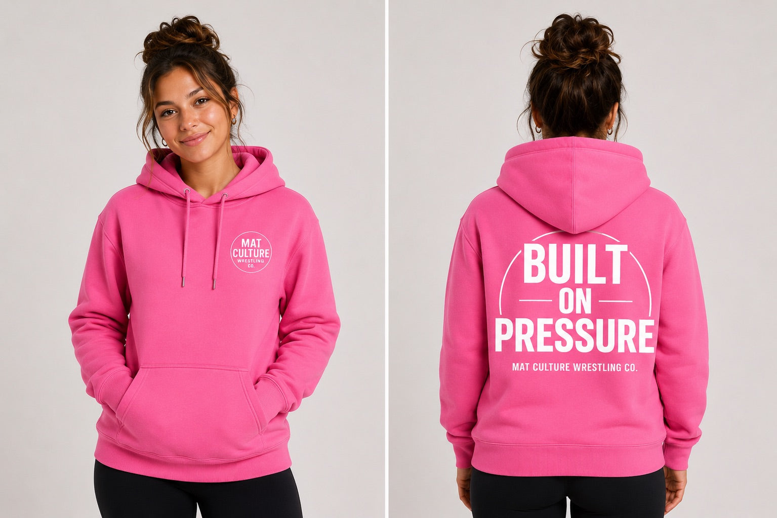 Built On Pressure Hoodie (Pink)