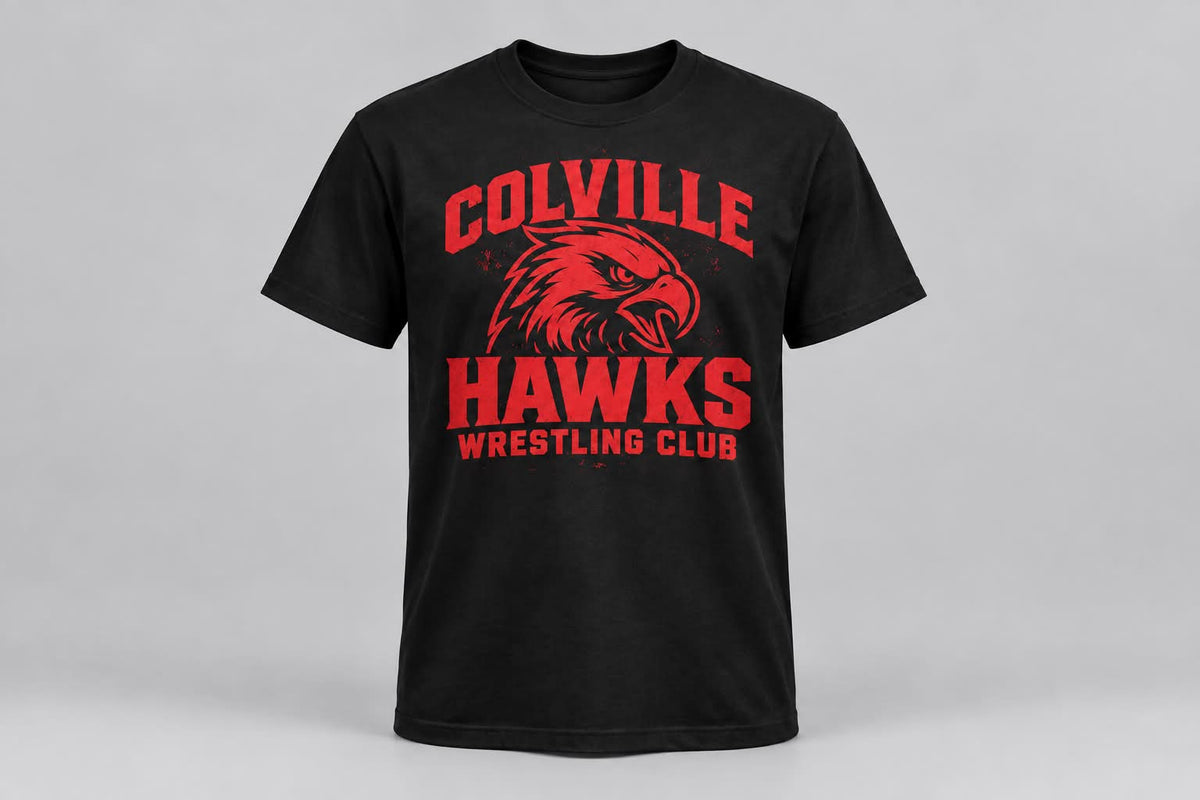 Colville Hawks Wrestling T-Shirt – Hawk Logo